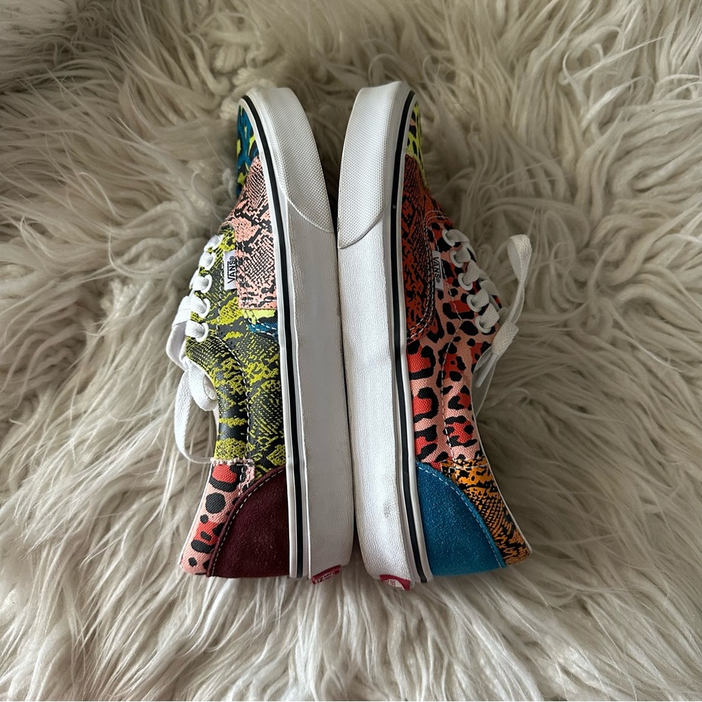 Vans Era Patchwork Leopard Snake Men's Size 6.5 Woman's 8 - Picture 6 of 8